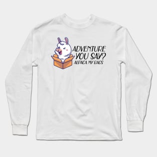 Alpaca - Adventure you say? alpaca my bags Long Sleeve T-Shirt